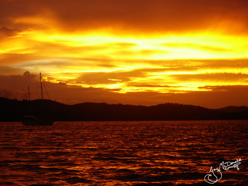 Sunset over the Endeavour River