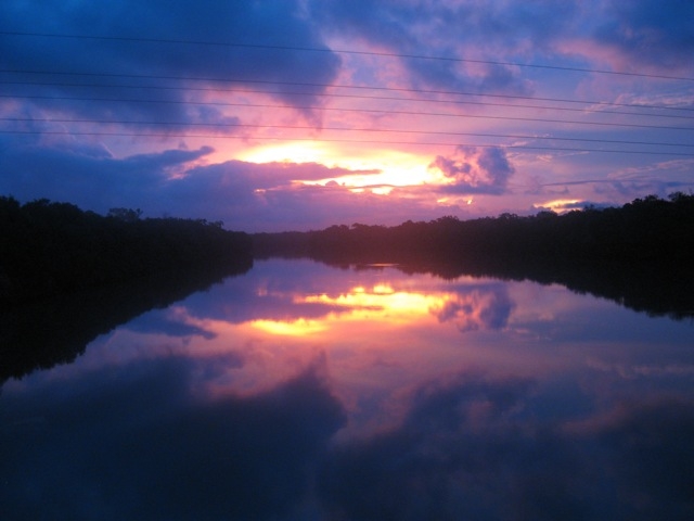 Sunset from Annan Bridge