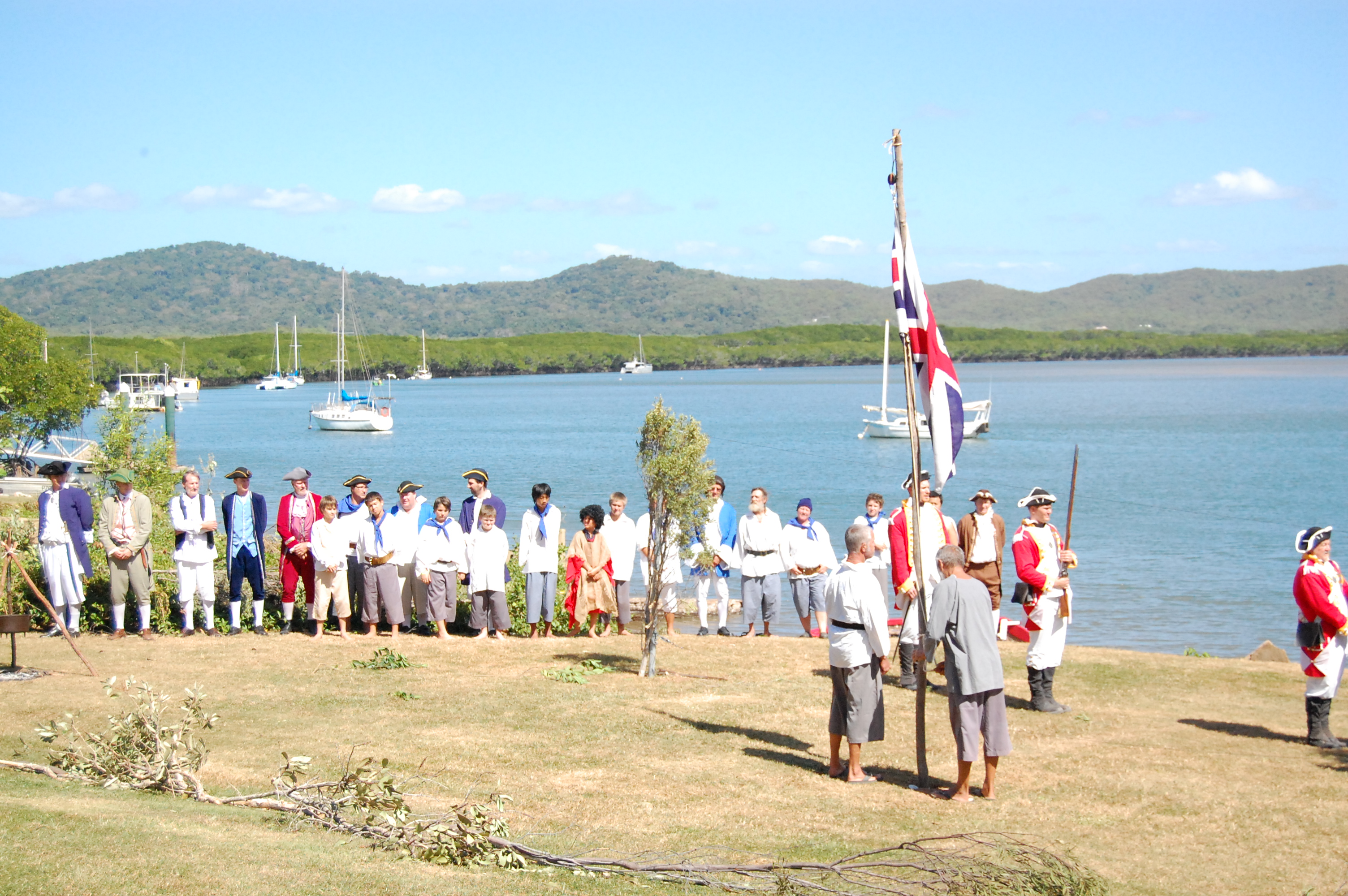 Raising the Union Jack