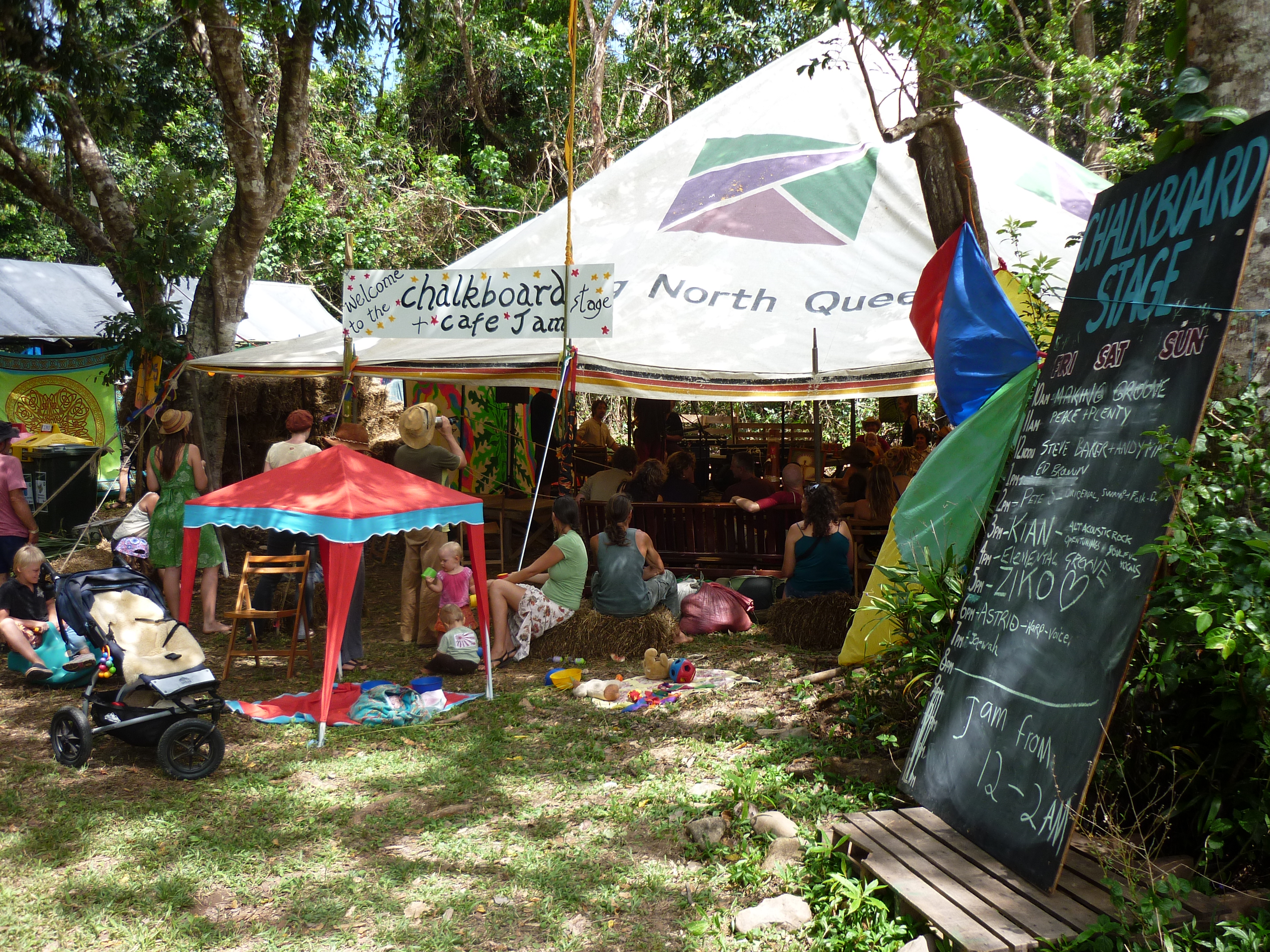 Chalkboard Cafe Tent