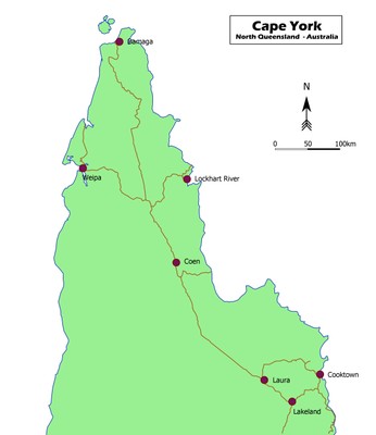 Cape York Map