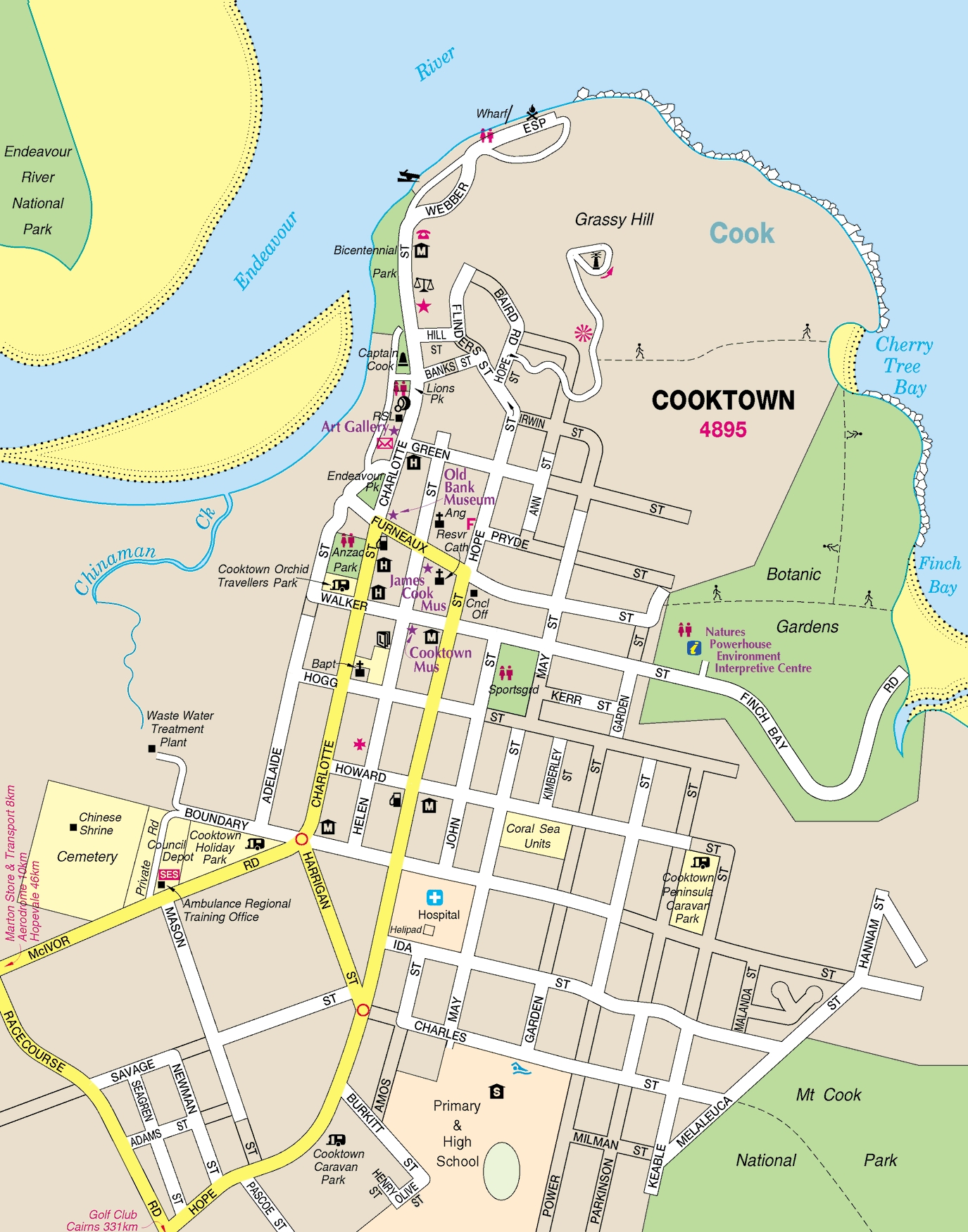 Cooktown Map