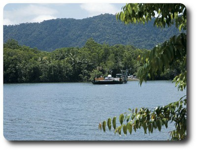 Car ferry, Daintree River, Queensland