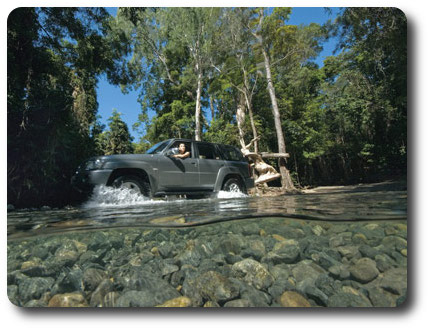 Creek crossing, Daintree-Bloomfield Track, Queensland