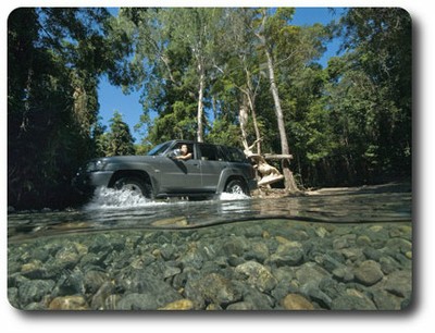 Creek crossing, Daintree-Bloomfield Track, Queensland